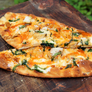 Buffalo Garlic Parm Flatbread